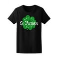 thumbnail image 1 of Saint Patrick's Day Leaf Clover T-Shirt Women -Image by Shutterstock, Female Small, 1 of 2