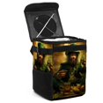 thumbnail image 1 of Saint Patrick's Day Leak-Proof Foldable Car Garbage Can with Lid and Hanging Storage Bag - Mini Trash Can for Car Trash Can, 1 of 6