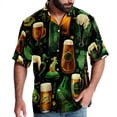 thumbnail image 1 of Saint Patrick's Day Men's Casual Short Sleeve Button Down Shirts - Printed Summer Beach Tops for Men and Women, 1 of 6