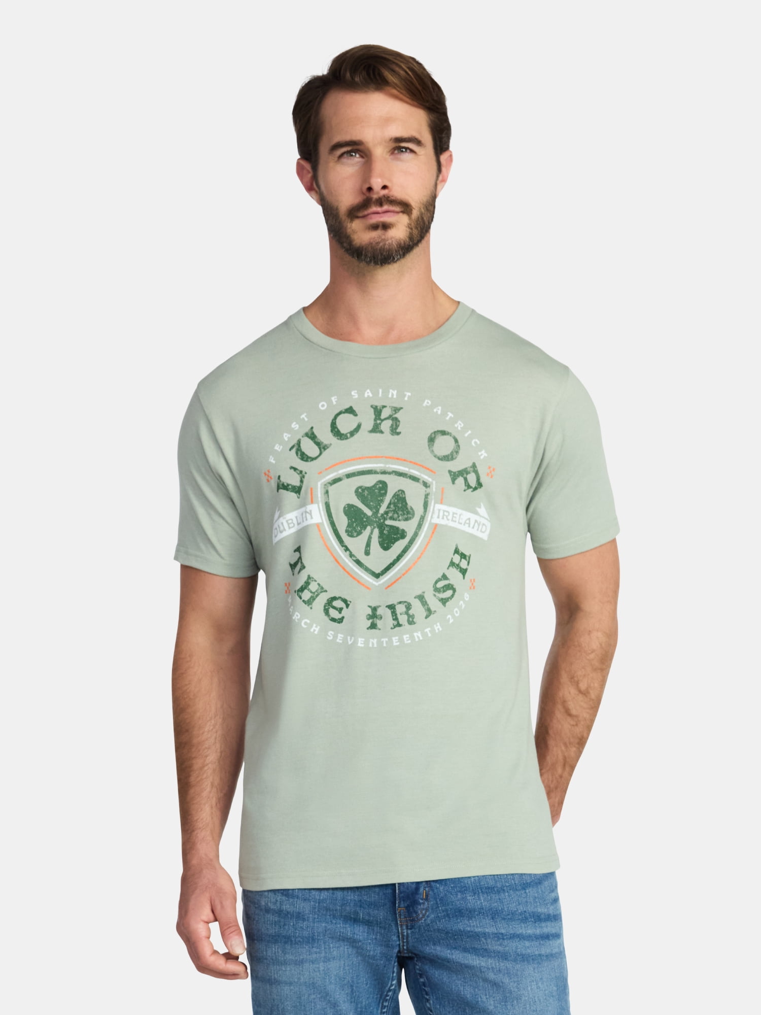 St. Patrick's Day Men's Graphic Tee from Way to Celebrate, Sizes XS-5XL