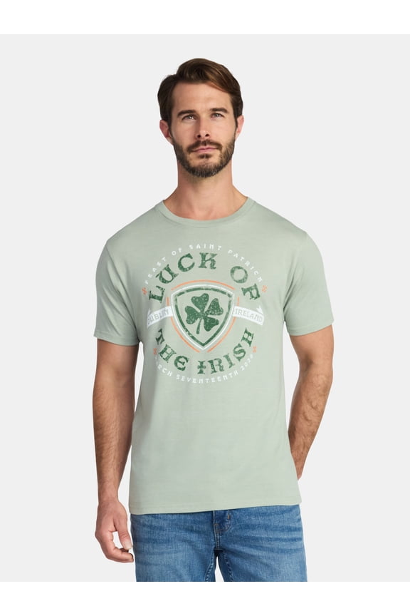 St. Patrick's Day Men's Graphic Tee from Way to Celebrate, Sizes XS-5XL