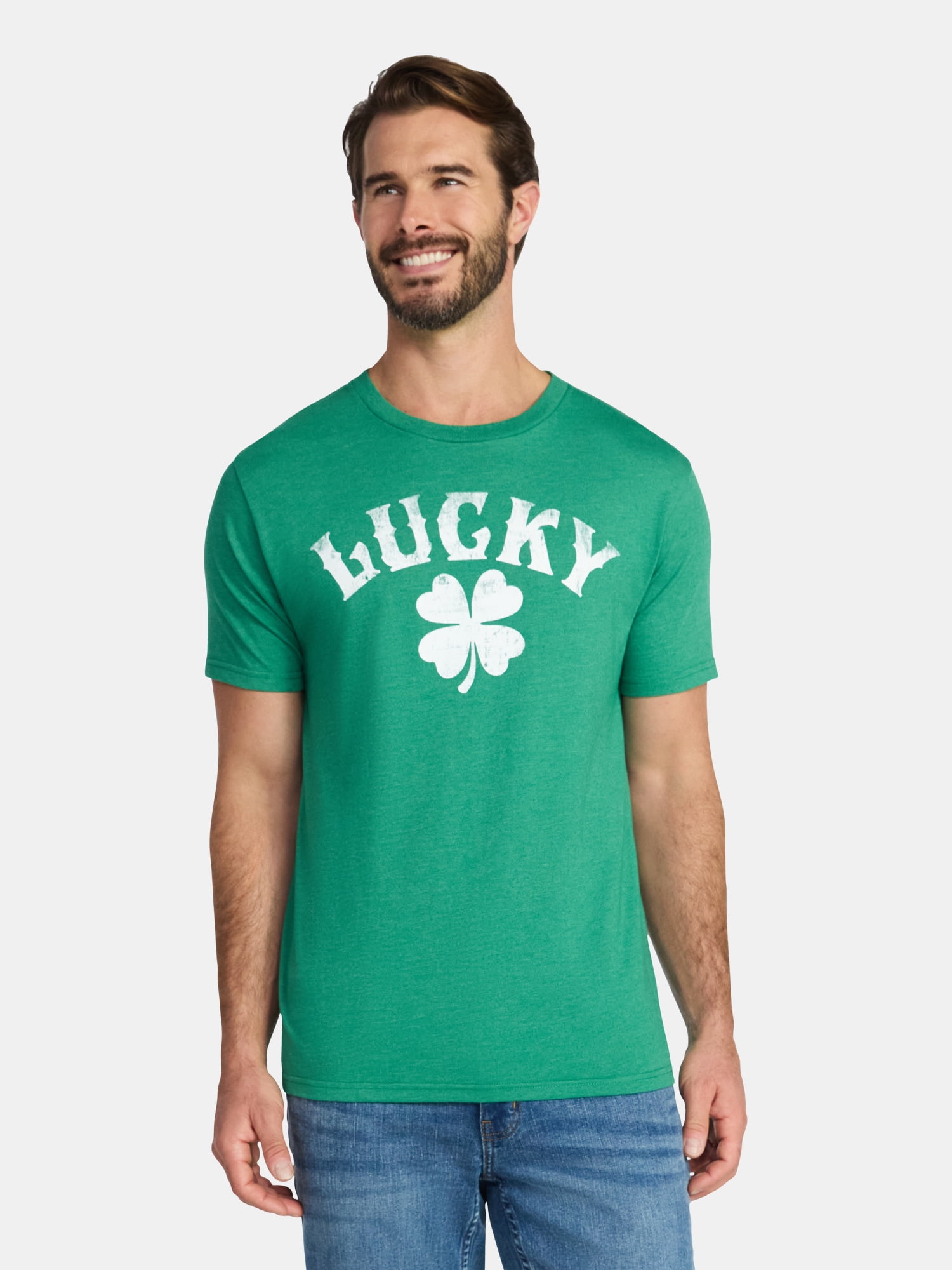 St. Patrick's Day Men's Graphic Tee from Way to Celebrate, Sizes XS-5XL