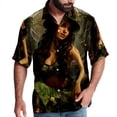 thumbnail image 1 of Saint Patrick's Day Men's Short Sleeve Poplin Beach Shirts, Casual Printed Button Down Summer Hawaiian Shirt - Unisex, 1 of 6