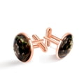 thumbnail image 1 of Saint Patrick's Day Men's Stainless Steel Cufflinks, for Formal Attire, Dress Shirts, and Special Occasions, 1 of 6