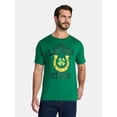 thumbnail image 1 of Saint Patrick's Day Men's Zero Lucks Graphic Tee by Way to Celebrate, Sizes XS-5XL, 1 of 5
