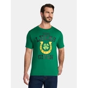 Saint Patrick's Day Men's Zero Lucks Graphic Tee by Way to Celebrate, Sizes XS-5XL