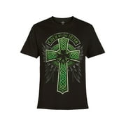 Saint Patrick's Day Men's and Big Men's Celtic Cross Graphic Tee by Way to Celebrate, Sizes XS-3XL