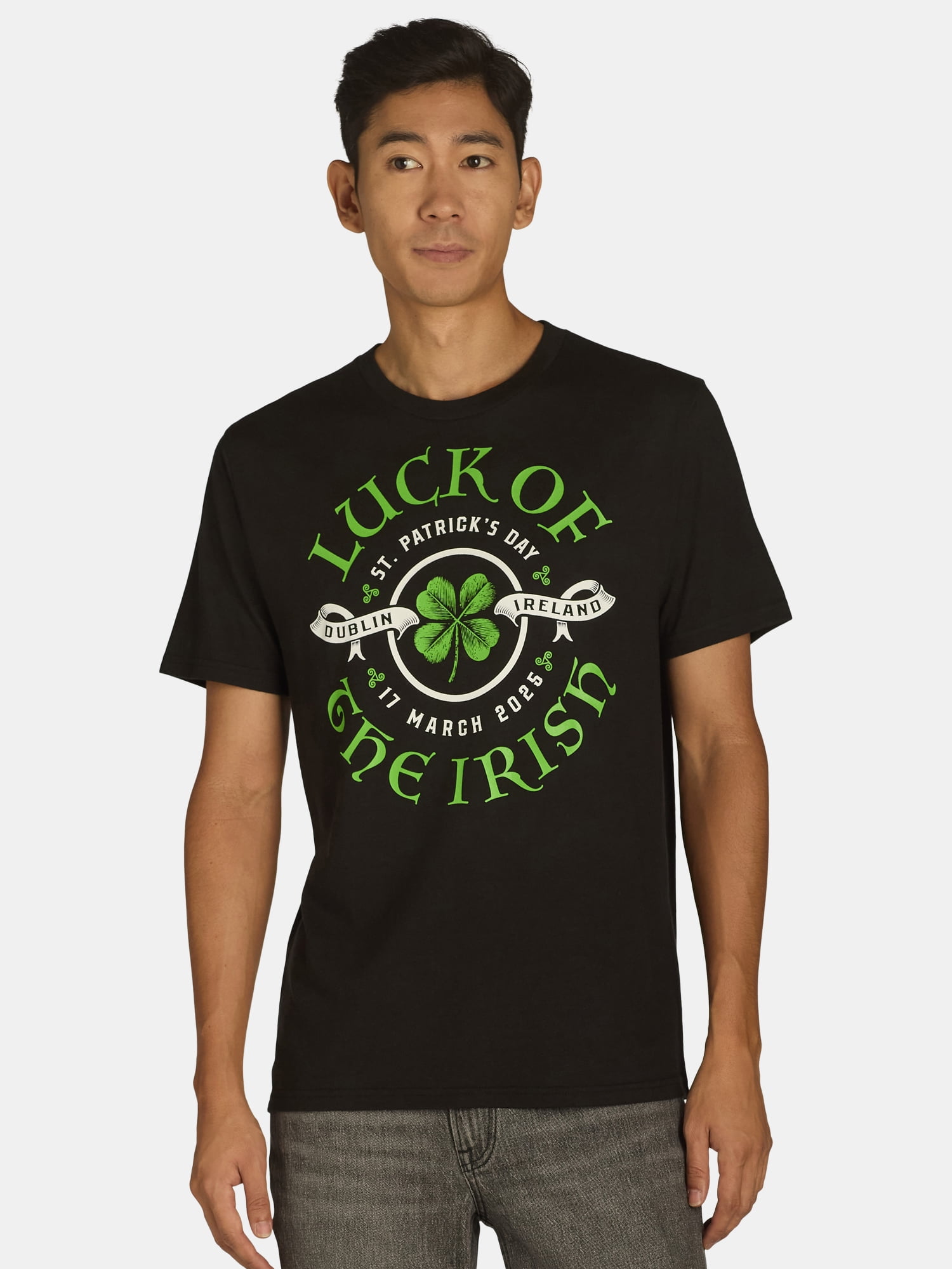 T-shirt Homme Saint Patrick's Day Avec Motif Crâne - Marque Way To Celebrate - Taille M Neuf Avec étiquettes