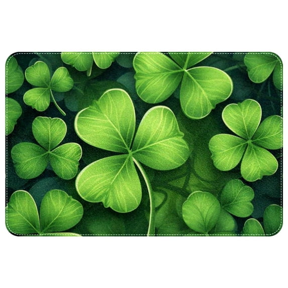 Saint Patrick's Day Non-Slip Polyester Floor Carpet Door Rugs Outdoor Carpet, Machine Washable