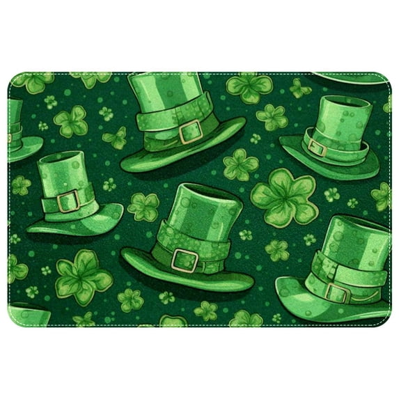Saint Patrick's Day Non-Slip Polyester Game Mat Kitchen Rugs Door Mat Machine Washable