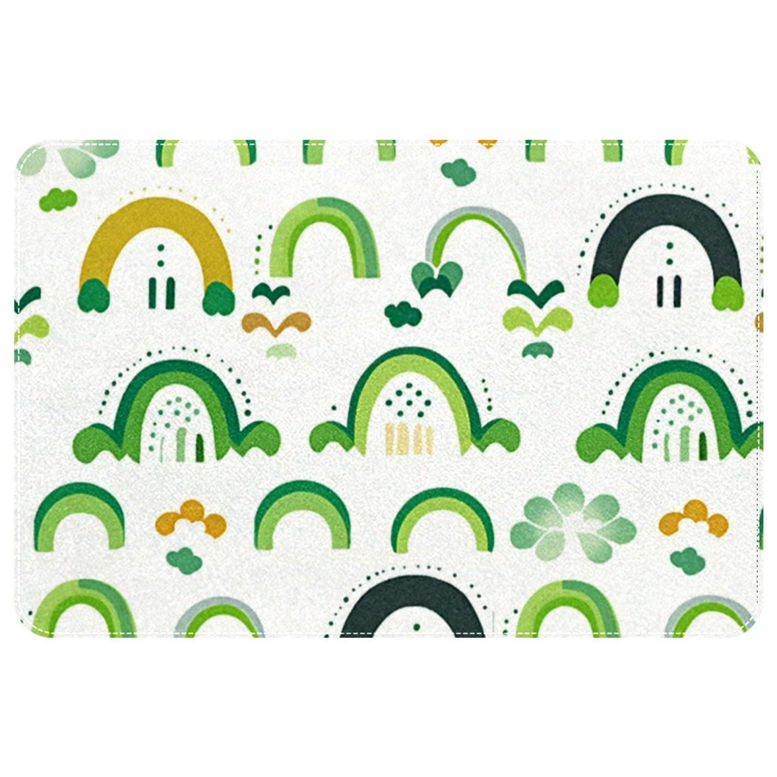 Saint Patrick's Day Non-Slip Polyester Office Rug, Machine Washable ...