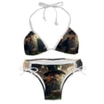 thumbnail image 1 of Saint Patrick's Day One-Piece Swimsuit Bikini Set, Detachable Sponge, Adjustable Strap, Two-Pack, Beach Vacation Wear, 1 of 6