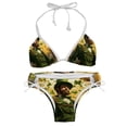 thumbnail image 1 of Saint Patrick's Day One-Piece Swimsuit Bikini Set, Detachable Sponge, Adjustable Strap, Two-Pack, Beach Vacation Wear, 1 of 6