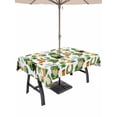 thumbnail image 1 of Saint Patrick's Day Outdoor Tablecloth - 60x120 Inch Rectangle Dining Table Cover, Gnomes Hats Boots Clovers Leaves Waterproof Outdoor Table Cloth with Umbrella Hole & Zipper for Picnic/Patio/Party, 1 of 7