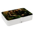 thumbnail image 1 of Saint Patrick's Day PU Leather Jewelry Organizer with Removable Compartment, Portable Decorative Box, Storage Box, and Earring Organizer, 1 of 6