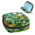thumbnail image 1 of Saint Patrick's Day Period Purse Storage Bag Scented Sanitary Napkin Disposal Bags Pouch Bag with Zipper, 1 of 1