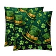 thumbnail image 1 of Saint Patrick's Day Pillow Covers Inserts, Decorative Pillows, Throw Pillows with Unique Patterns for Home Décor - Set of 2 in 16x16, 18x18, or 20x20 inches, 1 of 6