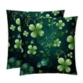 thumbnail image 1 of Saint Patrick's Day Pillow Covers Set of 2 with Unique Patterns - Available in 16x16, 18x18, and 20x20 Inches for Various Occasions - Pillow Inserts Included, 1 of 6
