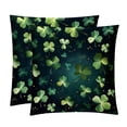 thumbnail image 1 of Saint Patrick's Day Pillow Covers and Throw Pillow Inserts - Set of 2, Available in 16x16, 18x18, and 20x20 Inches, Featuring Unique Patterns for Home Decor, 1 of 6