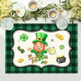 thumbnail image 1 of DwellJoy Saint Patrick's Day Placemats - Durable Heat-Resistant Stain-Proof Table Mats for Dining Decor, Festive Holiday Kitchen Accessories, Easy Clean Waterproof Place Mats for Parties & Events, 1 of 6