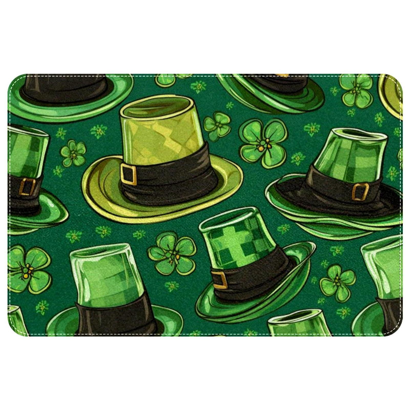 Saint Patrick's Day Polyester Non-Slip Indoor Mat Door Rugs Game Mat ...