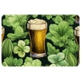 thumbnail image 1 of Saint Patrick's Day Polyester Non-Slip Office Mat & Kitchen Rug, Machine Washable Door Mats, 1 of 6