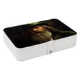 thumbnail image 1 of Saint Patrick's Day Portable PU Leather Necklace Organizer Box with Removable Compartment, Earring Holder, and Jewelry Display, 1 of 6