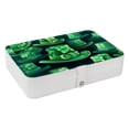 thumbnail image 1 of Saint Patrick's Day Portable PU Leather Organizer Box with Removable Compartment for Jewelry Display and Storage - Jewelry Boxes Included, 1 of 6