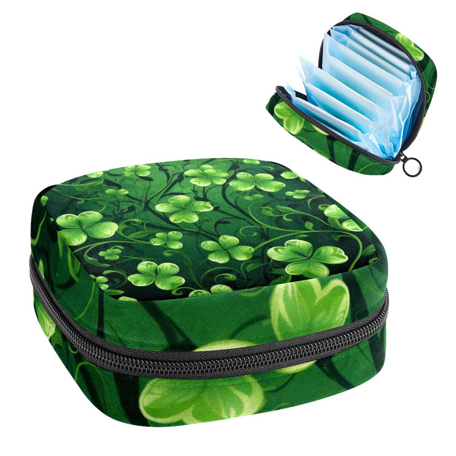 Saint Patrick's Day Sanitary Napkin Purse Sanitary Bags under Clothes