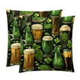 thumbnail image 1 of Saint Patrick's Day Set of 2 - Chair Pillow Covers with Unique Patterns - Throw Pillow Inserts Included, Available in 16x16, 18x18, 20x20 Inches - Ideal for Home Decor,and Gifts, 1 of 6