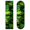 thumbnail image 1 of Saint Patrick's Day Skateboard Grip Tape Stickers 2 Pack for Deck - Emery Surface PVC Backing - 8.8x32.6in/22.4x83cm, 1 of 5