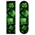thumbnail image 1 of Saint Patrick's Day Skateboard Grip Tape Stickers Pack of Two, Emery Surface PVC Backing Size 8.8x32.6in/22.4x83 cm, 1 of 5