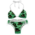 thumbnail image 1 of Saint Patrick's Day Swim Suit Bikini Set with Detachable Sponge & Adjustable Strap, Two-Pack - Ideal for Beach & Pool Parties!, 1 of 6