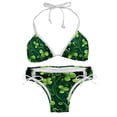 thumbnail image 1 of Saint Patrick's Day Swim Suit Bikini Sets with Detachable Sponge & Adjustable Strap, Two-Pack - Versatile Swimwear for Any Occasion, 1 of 6