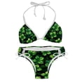 thumbnail image 1 of Saint Patrick's Day Swim Suit Women Bikini Set, Detachable Sponge, Adjustable Strap, Two-Pack - Beach, Pool, Vacation, 1 of 6