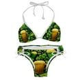 thumbnail image 1 of Saint Patrick's Day Swim Wear Detachable Sponge Adjustable Strap Bikini Set Two-Pack for Multiple Scenes, 1 of 6