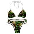 thumbnail image 1 of Saint Patrick's Day Swim Wear Detachable Sponge Adjustable Strap Bikini Set Two-Pack for Multiple Scenes, 1 of 6