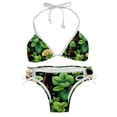 thumbnail image 1 of Saint Patrick's Day Swimsuit Women Bikini Sets, Detachable Sponge Adjustable Strap Swim Suits, Two-Pack- Beachwear Pool Party Summer Vacation, 1 of 6