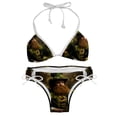 thumbnail image 1 of Saint Patrick's Day Swimwear Bikini Set with Detachable Sponge & Adjustable Strap, Two-Pack for Beach & Pool Parties, 1 of 6