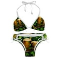 thumbnail image 1 of Saint Patrick's Day Two-Pack Bikini Set with Detachable Sponge and Adjustable Strap, for Beach and Swimming Suit Scenes, 1 of 6