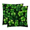 thumbnail image 1 of Saint Patrick's Day Velvet Throw Pillow Covers Set of 2 | Unique Patterns in 16x16, 18x18, 20x20 Inches |for Home Decor and Gifts | Includes Pillow Inserts | Throw Pillow Inserts Included, 1 of 6