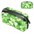 thumbnail image 1 of Saint Patrick's Day Waterproof Oxford Fabric Charger Organizer Storage Pouch Outdoor Small Storage Box, 5.9x9.44x3.14 in., 1 of 6