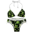 thumbnail image 1 of Saint Patrick's Day Women's Bikini Set with Detachable Sponge and Adjustable Strap - Two-Pack | Ideal for Swimming and Beach Scenes, 1 of 6