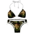 thumbnail image 1 of Saint Patrick's Day Women's Detachable Sponge Adjustable Strap Bikini Set - 2 Pack, Beach Pool Swimwear, 1 of 6