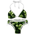 thumbnail image 1 of Saint Patrick's Day Women's Detachable Sponge Adjustable Strap Bikini Set 2-Pack for Beach and Pool Parties, 1 of 6