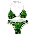 thumbnail image 1 of Saint Patrick's Day Women's Detachable Sponge Adjustable Strap Bikini Set 2-Pack for Beach and Pool Parties, 1 of 6