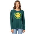 thumbnail image 1 of Saint Patrick's Day Women's Tee with Long Sleeves by Way to Celebrate, Sizes S-XXXL, 1 of 9