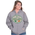 thumbnail image 1 of Saint Patricks Day Ireland Flag Party Zip Up Hoodie Men's Women's Brisco Brands S, 1 of 6