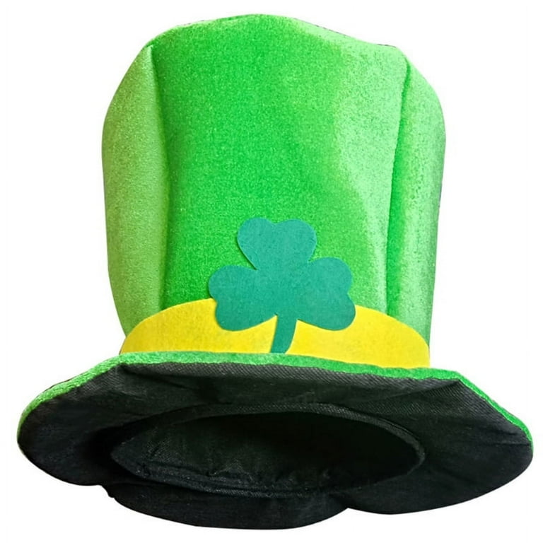 Irish Hat Velvet Green Leprechaun Cap Irish Hat Velvet Green Leprechaun Cap