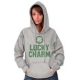 thumbnail image 1 of Saint Patricks Lucky Charm Shamrock Hoodie Sweatshirt Women Men Brisco Brands S, 1 of 6